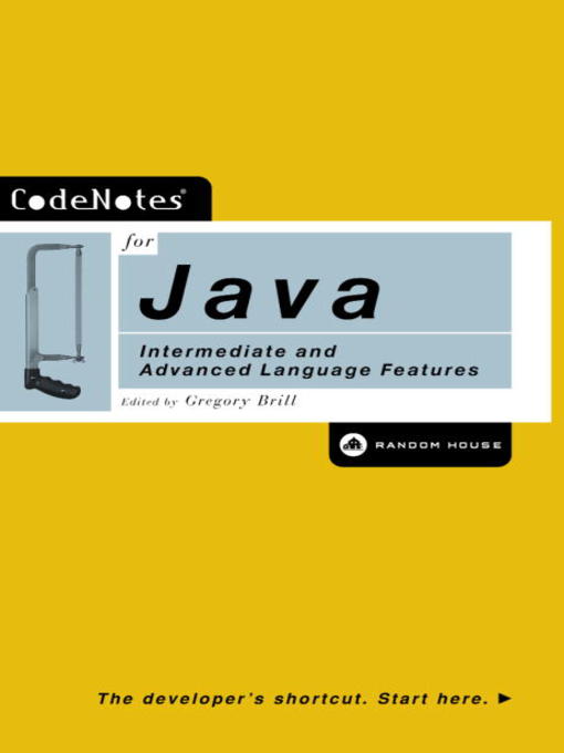 Title details for CodeNotes for Java by Gregory Brill - Available